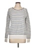 White + Warren Stripes White Pullover Sweater Size L - photo 1