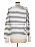 White + Warren Stripes White Pullover Sweater Size L - photo 2