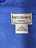 Karin Stevens 100% Rayon Blue Short Sleeve Blouse Size 10 (petite) - photo 7