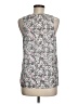 Collective Concepts 100% Polyester Gray Sleeveless Blouse Size M - photo 2