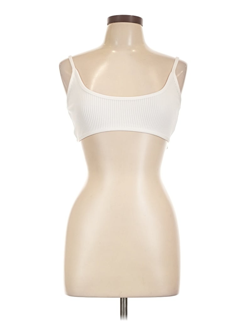 Missguided Tube Top Ivory Strapless Neckline Tops In White