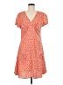 Assorted Brands Print Orange Casual Dress Size M (estimated) - photo 1