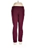 Maison Jules Solid Burgundy Active Pants Size 12 - photo 1
