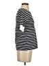 CAVAN & CO. 100% Cotton Stripes Ivory Short Sleeve Turtleneck Size S - photo 4