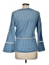Kim Rogers 100% Lyocell Blue 3/4 Sleeve Blouse Size M - photo 2