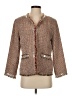 Joan Rivers Tweed Brown Blazer Size XS (estimated) - photo 1