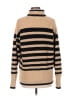 CAbi Stripes Tan Turtleneck Sweater Size M - photo 2