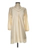 Sabine 100% Polyester Solid Ivory Casual Dress Size XS - photo 1