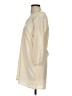 Sabine 100% Polyester Solid Ivory Casual Dress Size XS - photo 5