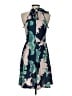 Ouges Tropical Blue Cocktail Dress Size M (estimated) - photo 2