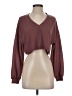 Shein Burgundy Pullover Sweater Size 2 - photo 1