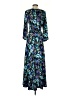 Veronica M. Print Blue Cocktail Dress Size S - photo 2