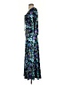Veronica M. Print Blue Cocktail Dress Size S - photo 5