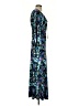 Veronica M. Print Blue Cocktail Dress Size S - photo 4