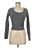 DAZY Gray Long Sleeve Top Size M - photo 1