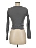 DAZY Gray Long Sleeve Top Size M - photo 2