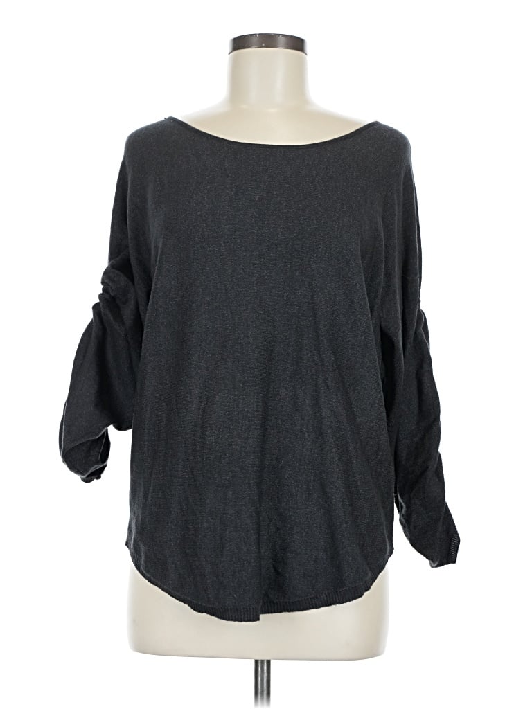 Pre-owned Max Studio Pullover Sweater In Gray