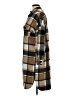 Unbranded 100% Polyester Plaid Brown Coat Size XL - photo 5