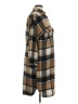 Unbranded 100% Polyester Plaid Brown Coat Size XL - photo 4