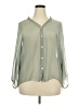 TINA Stephens Green 3/4 Sleeve Blouse Size XXL (estimated) - photo 1