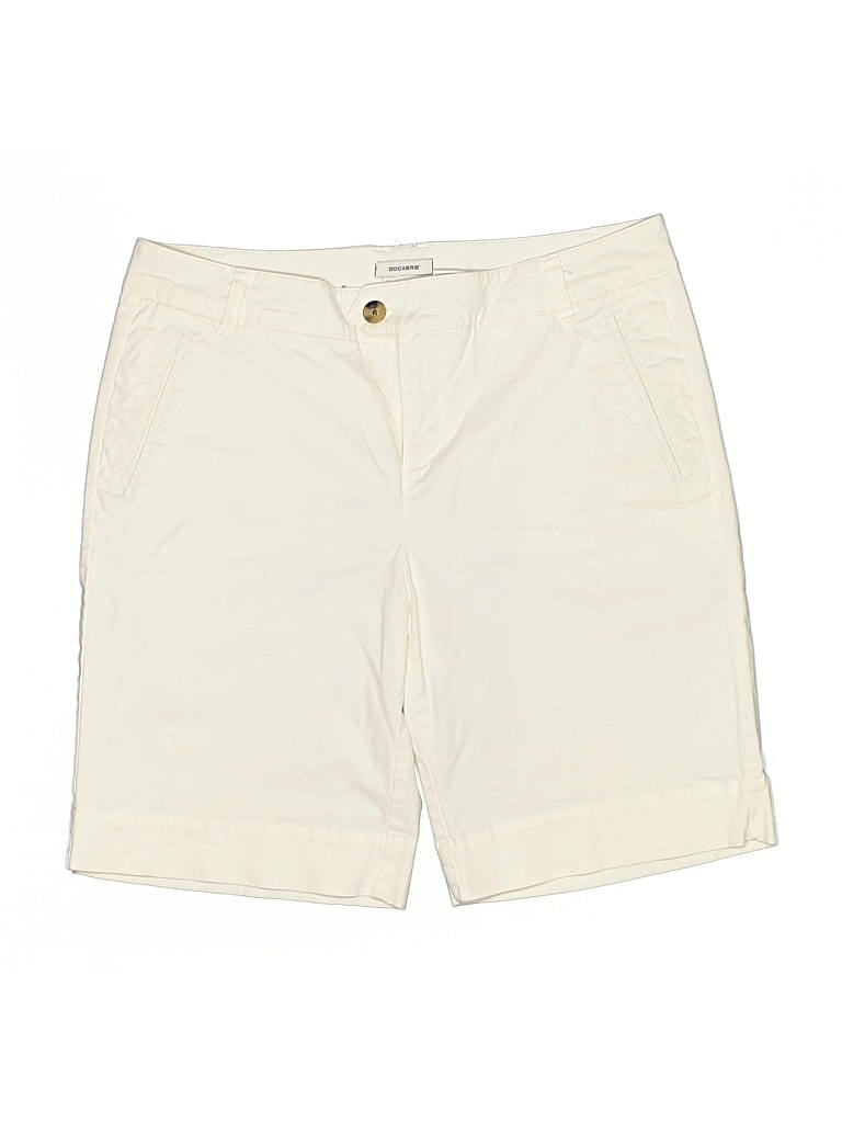 Pre-owned Dockers Khaki Shorts In White