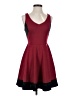 Guess Color Block Burgundy Cocktail Dress Size S - photo 1