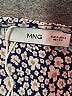 MNG Print Blue Cocktail Dress Size 4 - photo 7