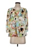 Covington 100% Polyester Ivory 3/4 Sleeve Blouse Size S - photo 1