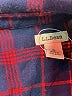 L.L.Bean 100% Cotton Plaid Red Long Sleeve Button-Down Shirt Size S - photo 7