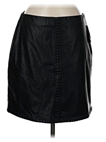 INC International Concepts Faux Leather Skirt (view 1)