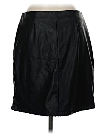 INC International Concepts Faux Leather Skirt (view 2)