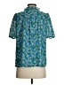 J.Crew 100% Polyester Teal Short Sleeve Blouse Size XS - photo 2