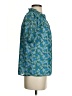 J.Crew 100% Polyester Teal Short Sleeve Blouse Size XS - photo 4