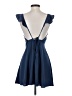 Boohoo 100% Polyester Solid Blue Cocktail Dress Size 0 - photo 2