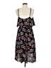 Angie 100% Polyester Paisley Black Casual Dress Size M - photo 2