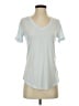 Athleta Silver Short Sleeve T-Shirt Size XXS - photo 1