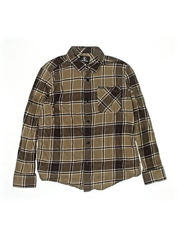 Volcom Long Sleeve Button-Down Shirt (view 1)