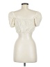 Zara Ivory Short Sleeve Top Size M - photo 2