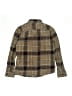 Volcom 100% Cotton Plaid Brown Long Sleeve Button-Down Shirt Size 12 - 14 - photo 2