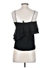 J.Crew 100% Polyester Black Sleeveless Blouse Size 00 - photo 2
