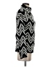 JOA Chevron-herringbone Black Turtleneck Sweater Size XS - photo 4