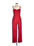 Bebe Solid Red Jumpsuit Size M - photo 1