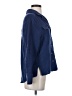 Bluivy 100% Cotton Blue 3/4 Sleeve Button-Down Shirt Size S - photo 4