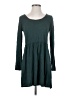 E by Eloise Solid Teal Casual Dress Size S - photo 1