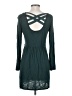 E by Eloise Solid Teal Casual Dress Size S - photo 2
