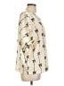 Unbranded 100% Polyester Ivory Short Sleeve Blouse Size L - photo 4