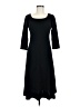 Max Mara Solid Black Casual Dress Size 8 - photo 1
