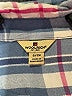 Woolrich 100% Rayon Plaid Blue Long Sleeve Button-Down Shirt Size S - photo 7