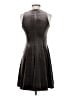 MSK Metallic Gray Cocktail Dress Size S - photo 2