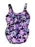 Unbranded Floral Purple Swimsuit Top Size P (estimated, petite) - photo 1
